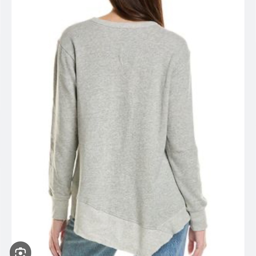 WILT Long Sleeve Basic Big Back Slant Sweatshirt